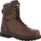 Georgia Boot Men's Waterproof Work Boot, 12 W, Steel Toe, 8 in H, Dark Brown, G9334 G9334 - alternate 1